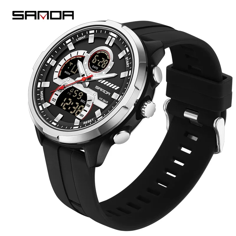 9077 black silver