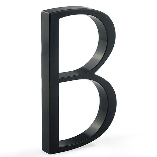 1pc 125mm Floating House Number Outdoor 5 inch Black Zinc Alloy Letter Apartment Door Numbers Mailbox Address Sign #0-9 - Image 16