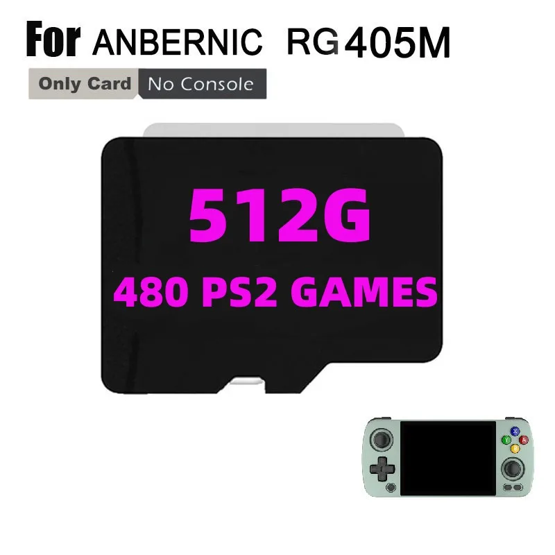 512G ANBERNIC RG405M Memory Card MAX 70000 Games Support