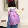 Personalised Embroidery Ballet Dance Backpack with Separate Shoe Compartment,Little Girls Ballerina Bag for Dance Toddler Bag 4