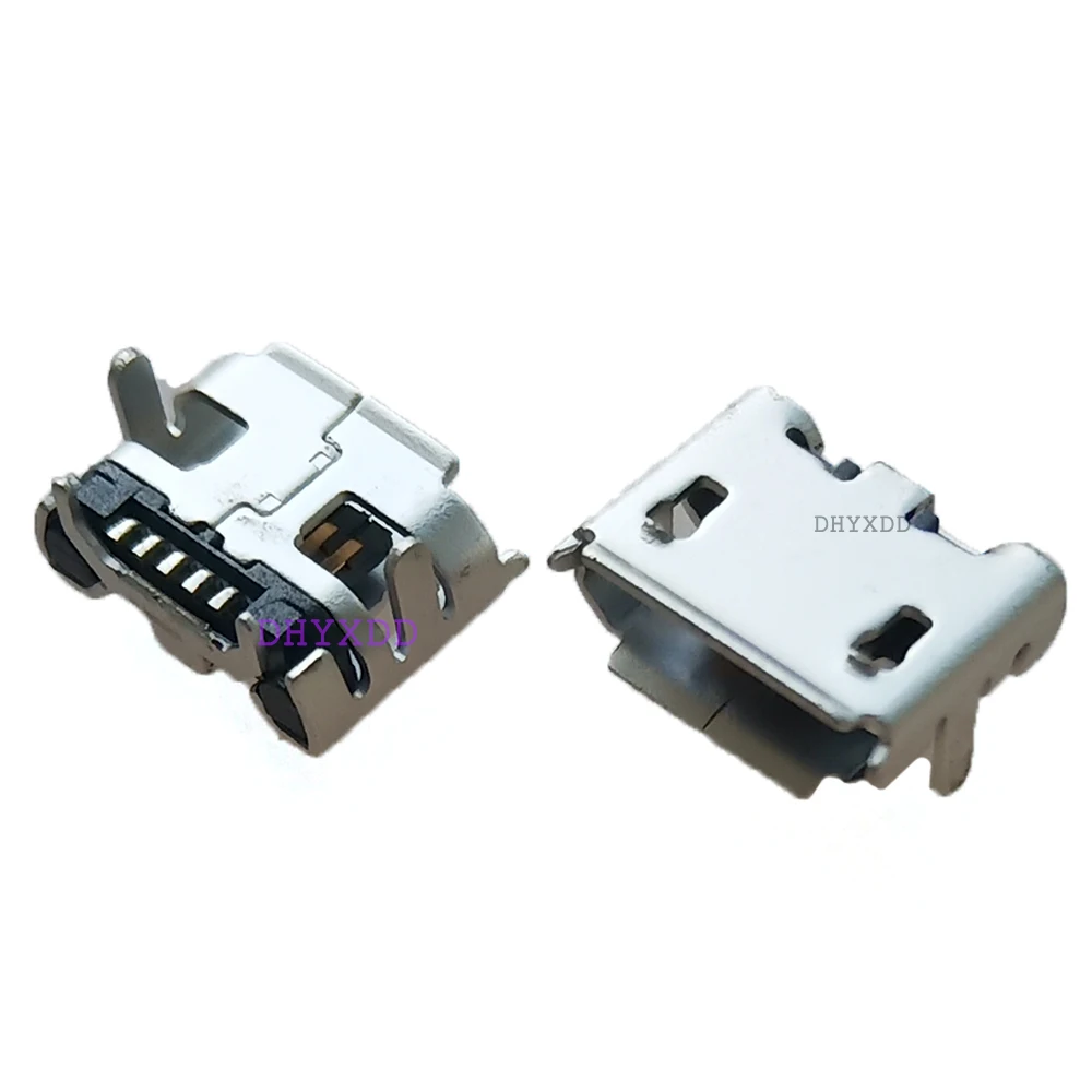 Connettore Femmina Tipo B Micro Usb 5 Pin Da 10 Pezzi Per Connettore Jack Micro Usb Per Telefono Cellulare Presa Di Ricarica A 5 Pin