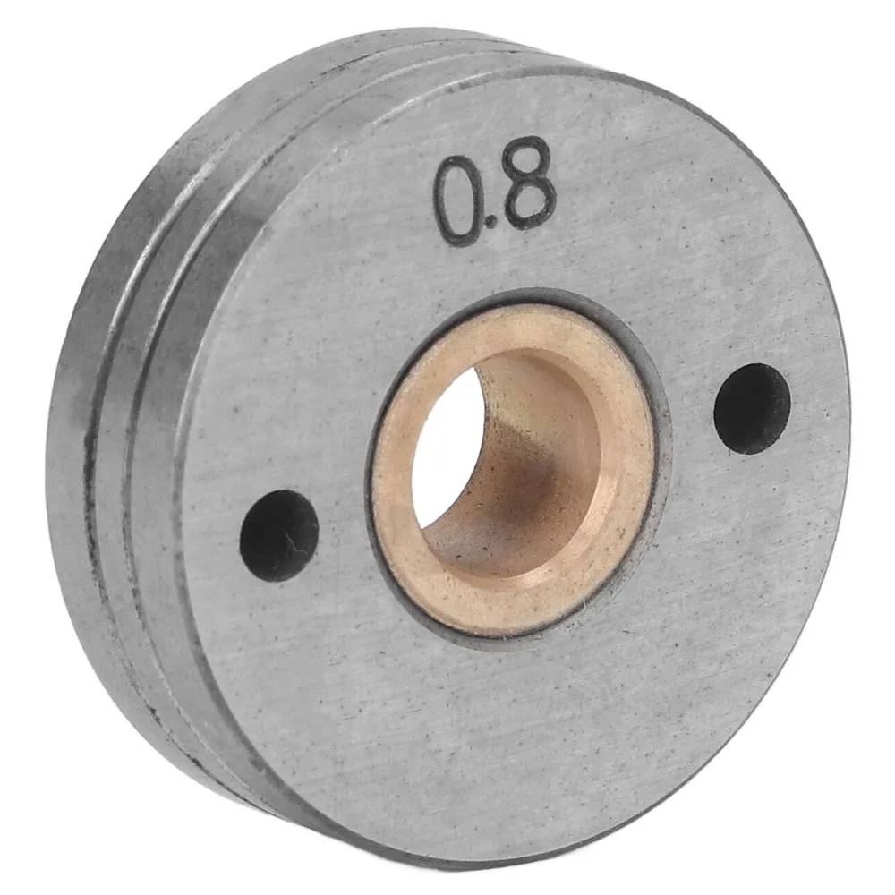5PCS 스틸 베어링 와이어 피더 휠 0.8-1.0mm 그루브 더블 드라이브 용접 와이어 가이드 롤러(BINZEl 15AK 24KD 36KD용)