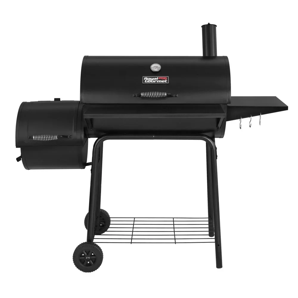 30 Charcoal Grill With Offset Smoker Camping Stove Freight Free Camp Supplies Barbecue Equipment Camp Cooking