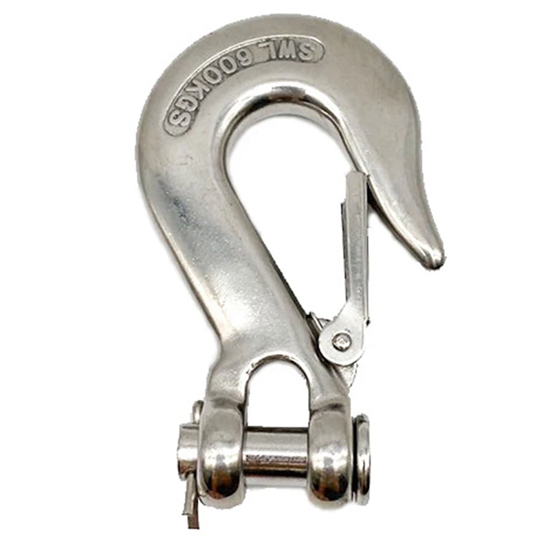 JFBL Hot Loading Stainless Steel Swivel Lifting Hook With Latch Rigging Accessory AliExpress
