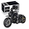 1:8 586PCS High-tech Classic Motorcycle Building Model Blocks Motor City Racer Bricks Toys for Boys Childrens Halloween Gifts 1