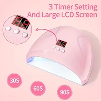 LINMANDA Professional USB Electric Nail Drill Polish File Kit with UV LED Nail Lamp Gel Manicure Dryer Lamp Acrylic Starter Set 2