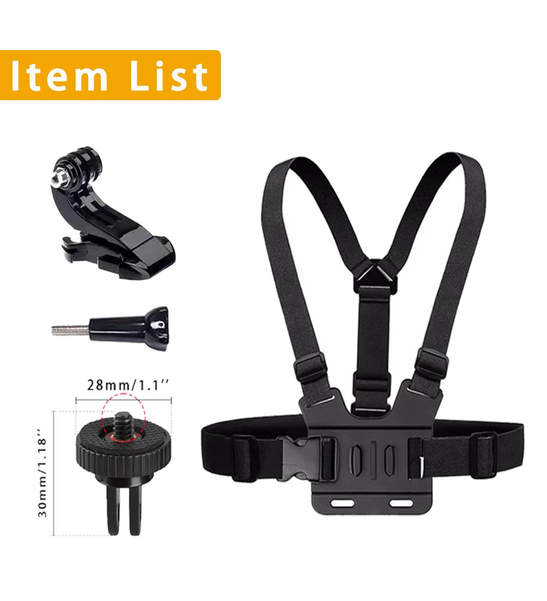 Stabilisateur,Sangle De Poitrine Et Adaptateur D'extension