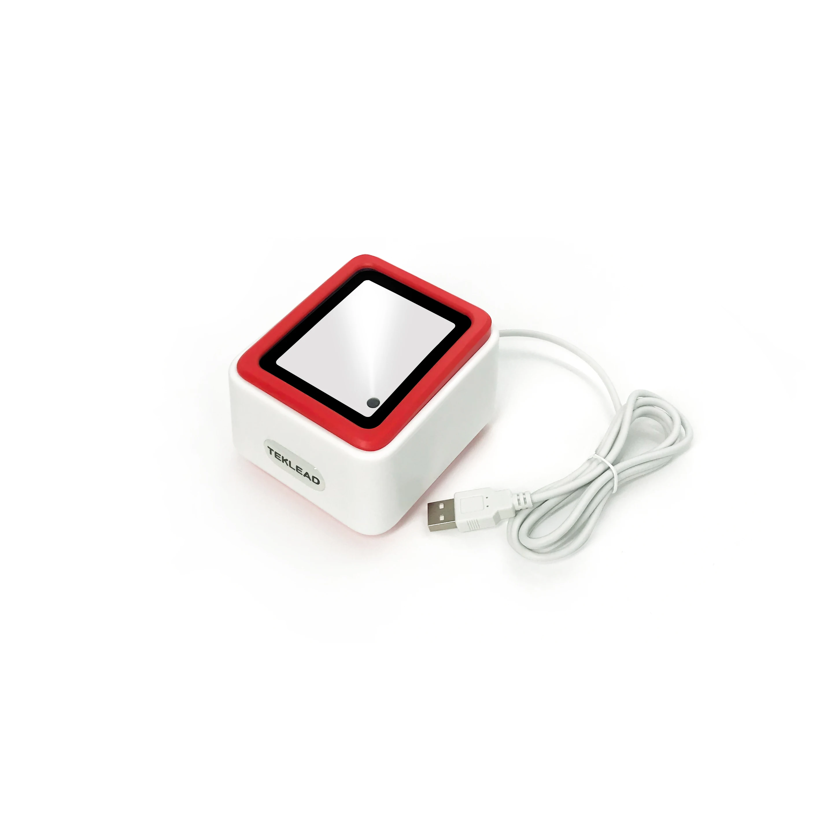 Teklead QR Code Desktop Barcode Scanner Wired USB Port 1D&2D Bar Code Reader No Need Driver