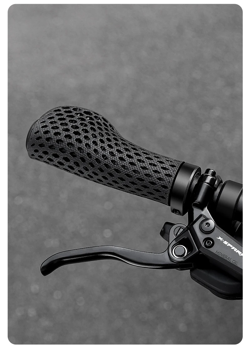 WEST BIKING 3D Printed Bicycle Grips Shock Absorption Mountain Bike Handlebar Cover Professional MTB Ergonomic Handle Grips
