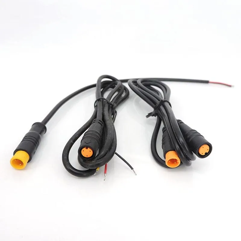 M8 Wasserdichter 3-Pin Elektrofahrrad-Verbindungsstecker Männlich Weiblich 3-Pin-Stecker Ebike Roller Bremskabel 24AWG 28AWG 25cm/40cm/1m – Detail 1