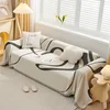 Chenille Sofa Towel Geometric Sofa Cover Anti-skid Sofa Pad All-season Universal Couch Blanket All Inclusive Cover Cloth Towel 4