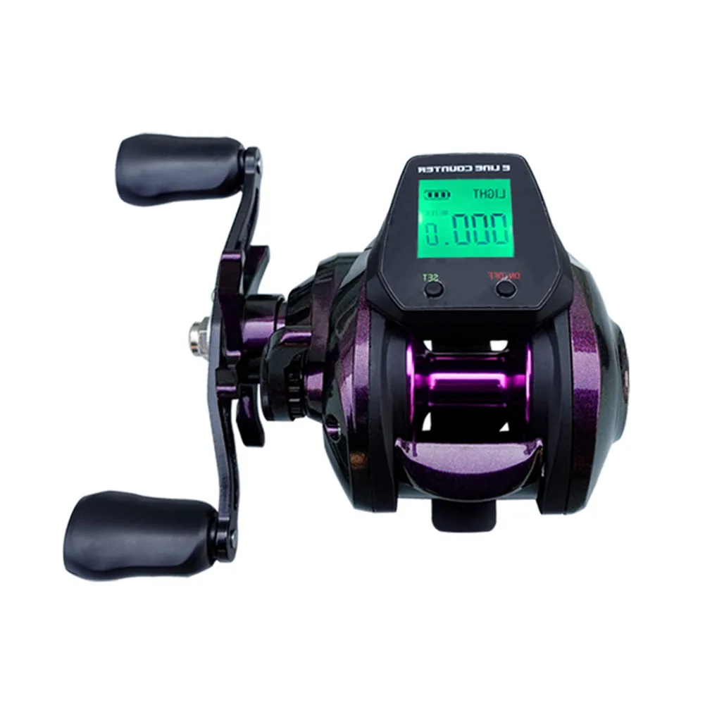 

Алюминиевая ручка цифровой дисплей подсветка Приманка Сигнализация поклевки большой дисплей перезаряжаемый сбалансированный