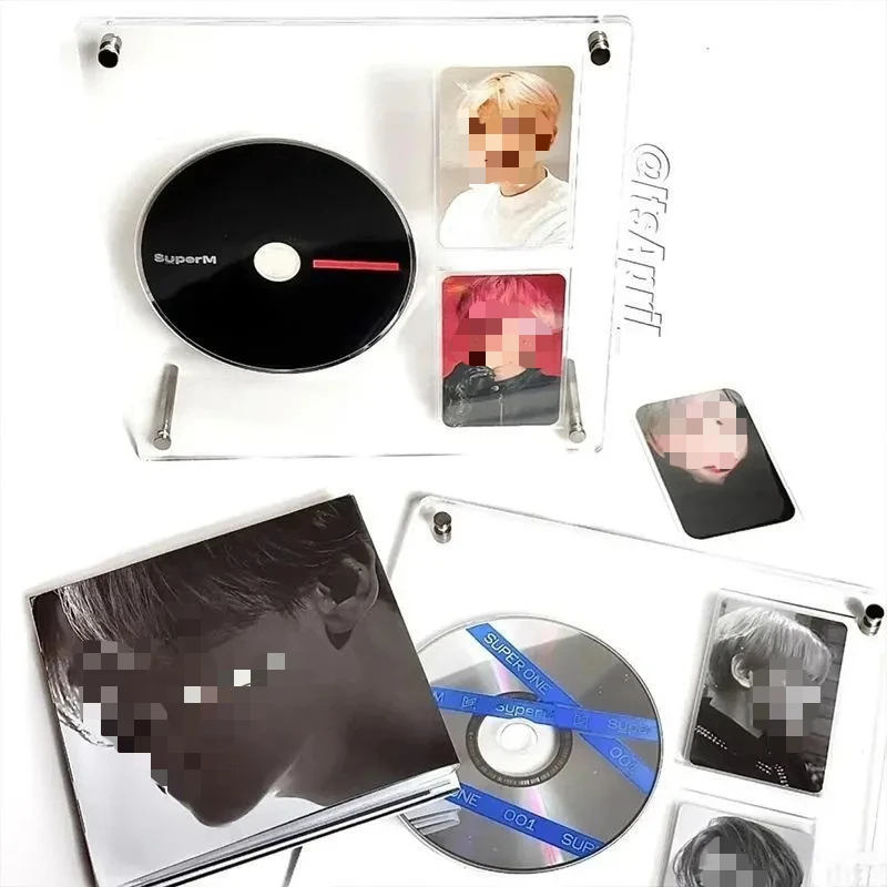 Cd Picture Frame Acrylic Photo Frame Kpop Photocard Holder Interior Frame Idol Card Display Stand Kpop Room Decor 인테리어액자