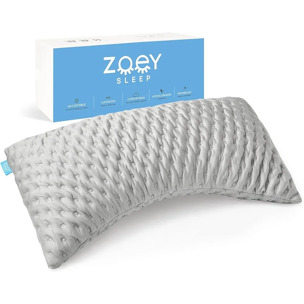 

Adjustable Memory Foam Side Pillow Back or Stomach Sleeper Pillow for Neck and Shoulder Pain Freight Free Sleeping Pillows Home