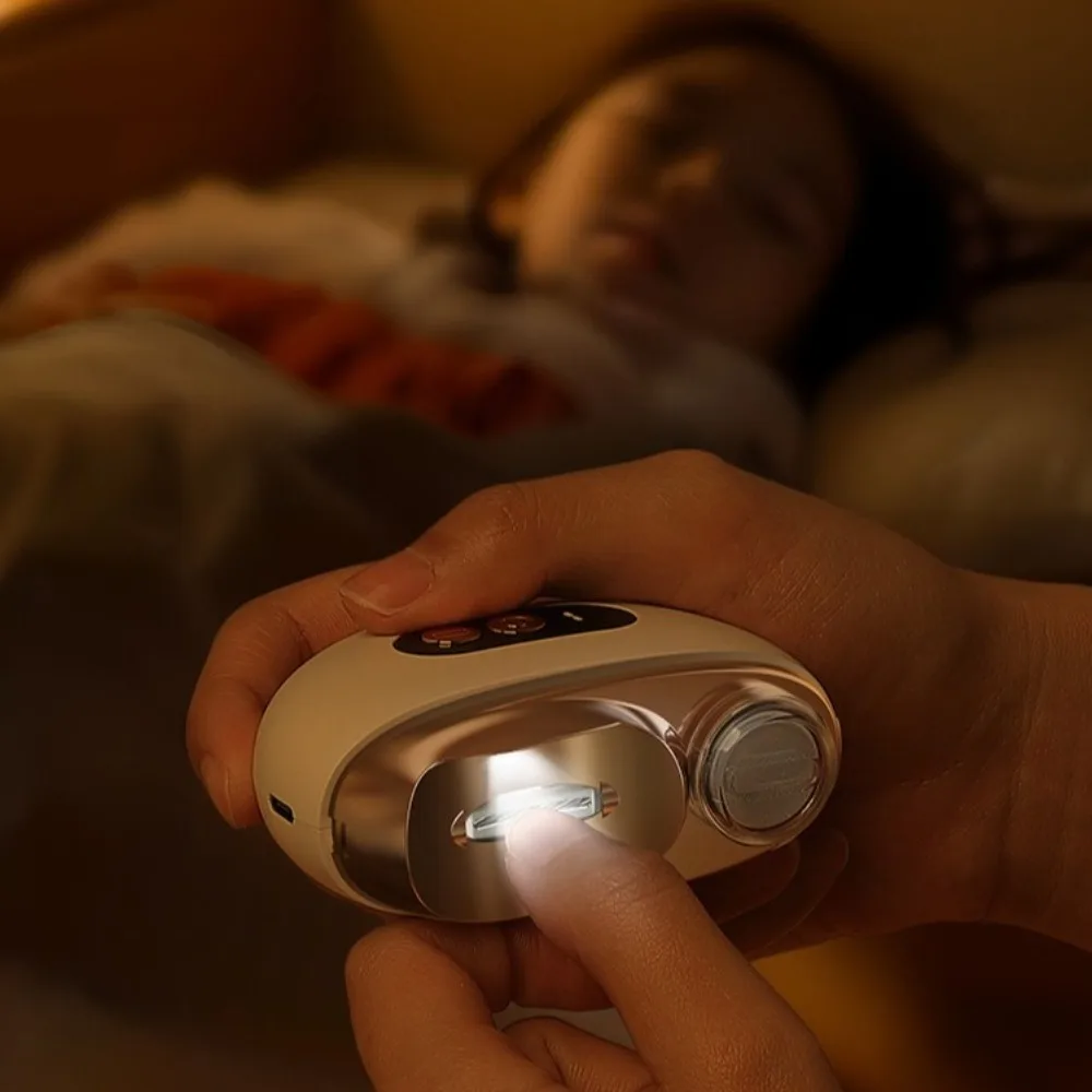 2 in 1 Electric Nail Trimmer Multifunctional Anti-Pinch Design Automatic Nail Clippers with3 Speed Control Automatic Polished