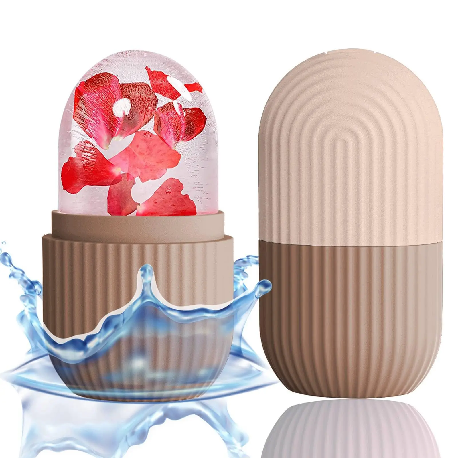 Reusable Beauty Ice Roller - Facial Massage & Skin Care Tool