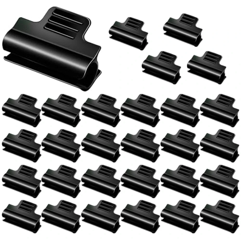 

30Pcs Greenhouse Clamps Clips Plant Stakes Pipe Clamps For Outer Diameter Shed Film Row Cover Shading Netting Tunnel Hoop Clips