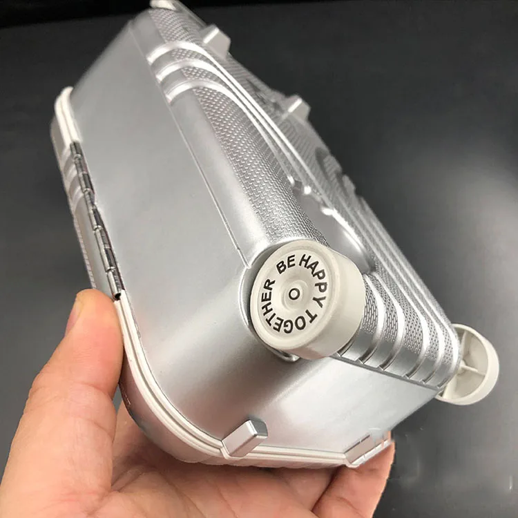 1/6 수하물 여행 트롤리 케이스 빈티지 플라스틱 여행 트롤리 가방 스피너 롤링 12 액션 피규어 바디