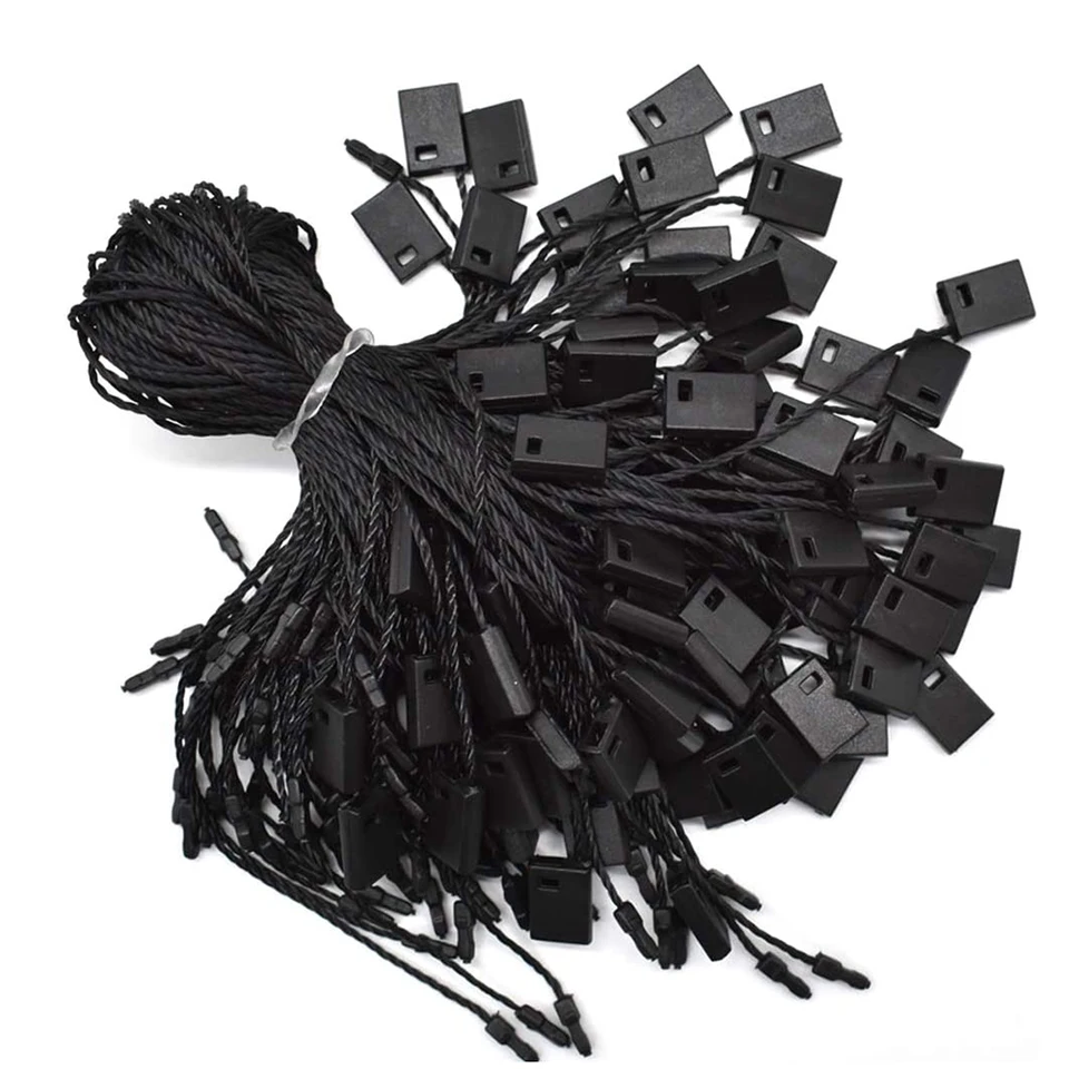 500 Chiusure A Scatto Bianche Per Etichette – Lunghezza 80 Mm