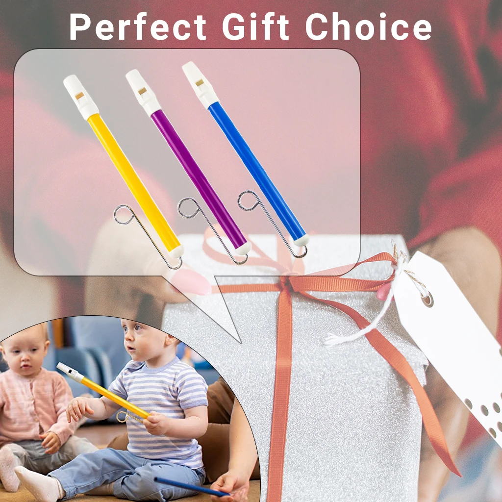 1/5/10Pcs Slide Whistle Musical Instrument Tie Rod Slide Flute Whistle Kids Gifts Quality Nostalgic Toys Pvc Plastic Music Child 6