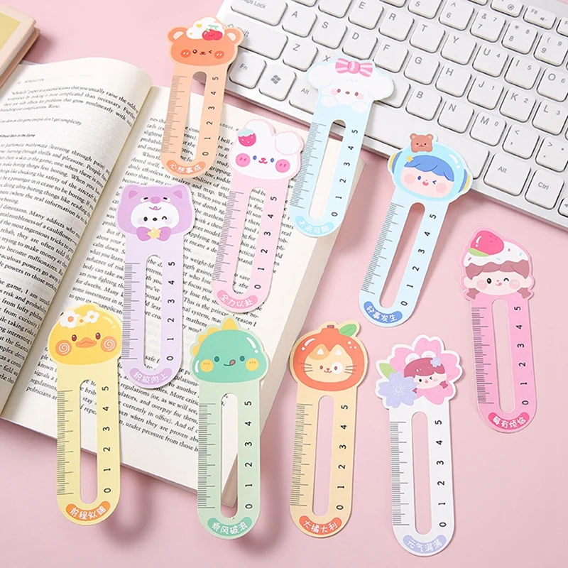 

50 Pcs Kids' Animal-Themed Bookmarks - Cute, Durable, & Practical Reading Aids/Rulers Durable Easy Install Easy To Use