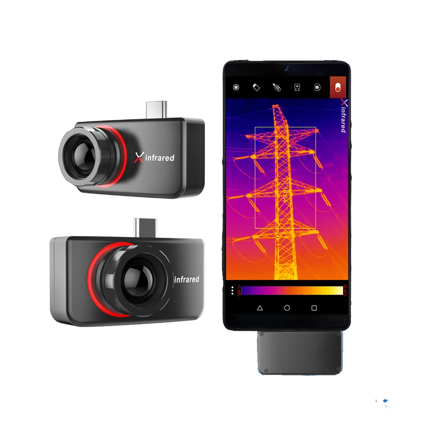Тепловизионная камера InfiRay T3pro промышленная тепловизионная для смартфонов на