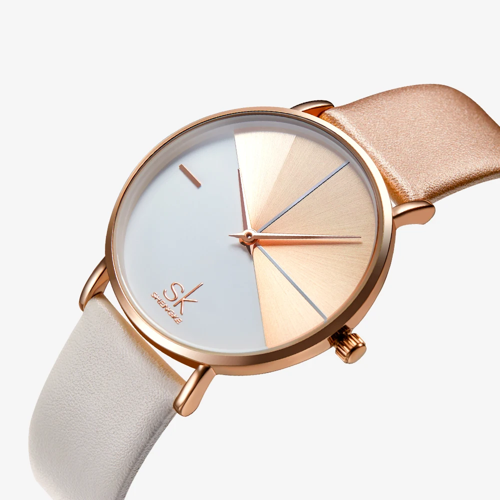 Elegant Women's Luxury Leather Quartz Watch – Fashionable Timepiece