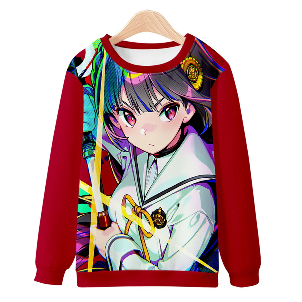 Donna Donna, let's do bad things. Long sleeved T-shirt, cartoon sweater, anime pain clothes, men's and women's clothes