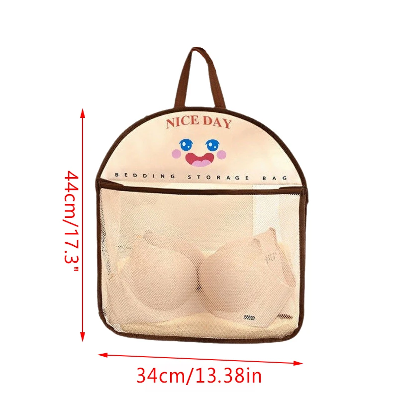 Large Capacity Storage Mesh Bag Storage Bag Reusable Vegetable Storage Net Bag Underwear Socks Storage Kitchen Hanging Mesh Bag 6