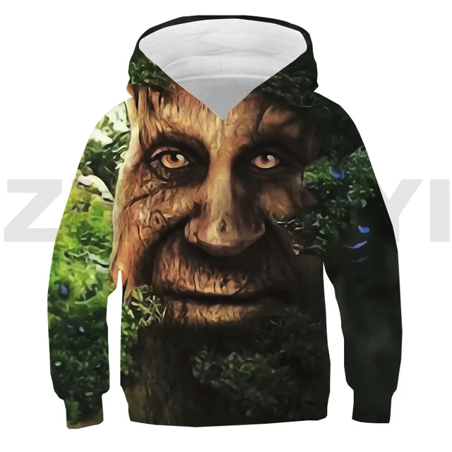 New Wise Mystical Tree Game 3D Hoodie Anime Clothes Boy Sport