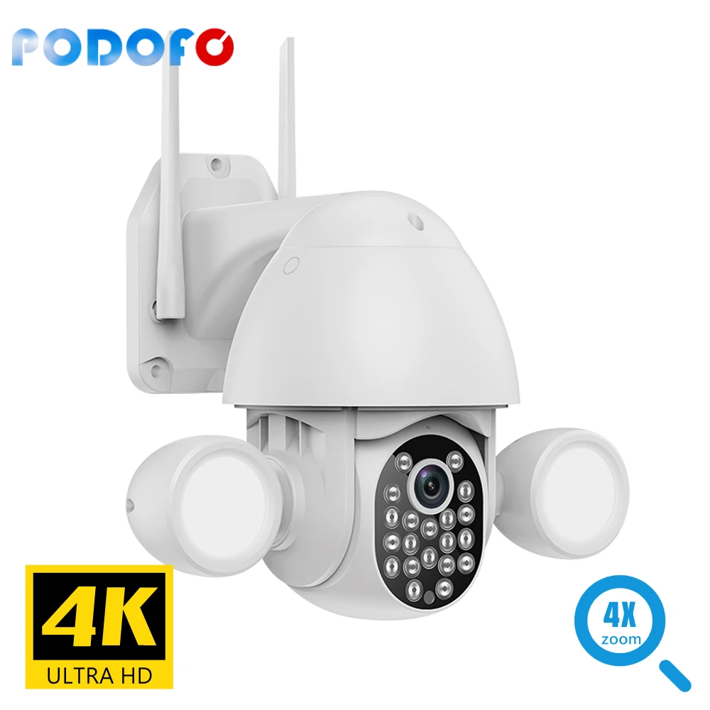 

Tuya Outdoor Security 3MP Wifi IP Camera 4X Digital Zoom Wireless Surveillance Camera Two-way Audio Night Cam AI Human Tracking