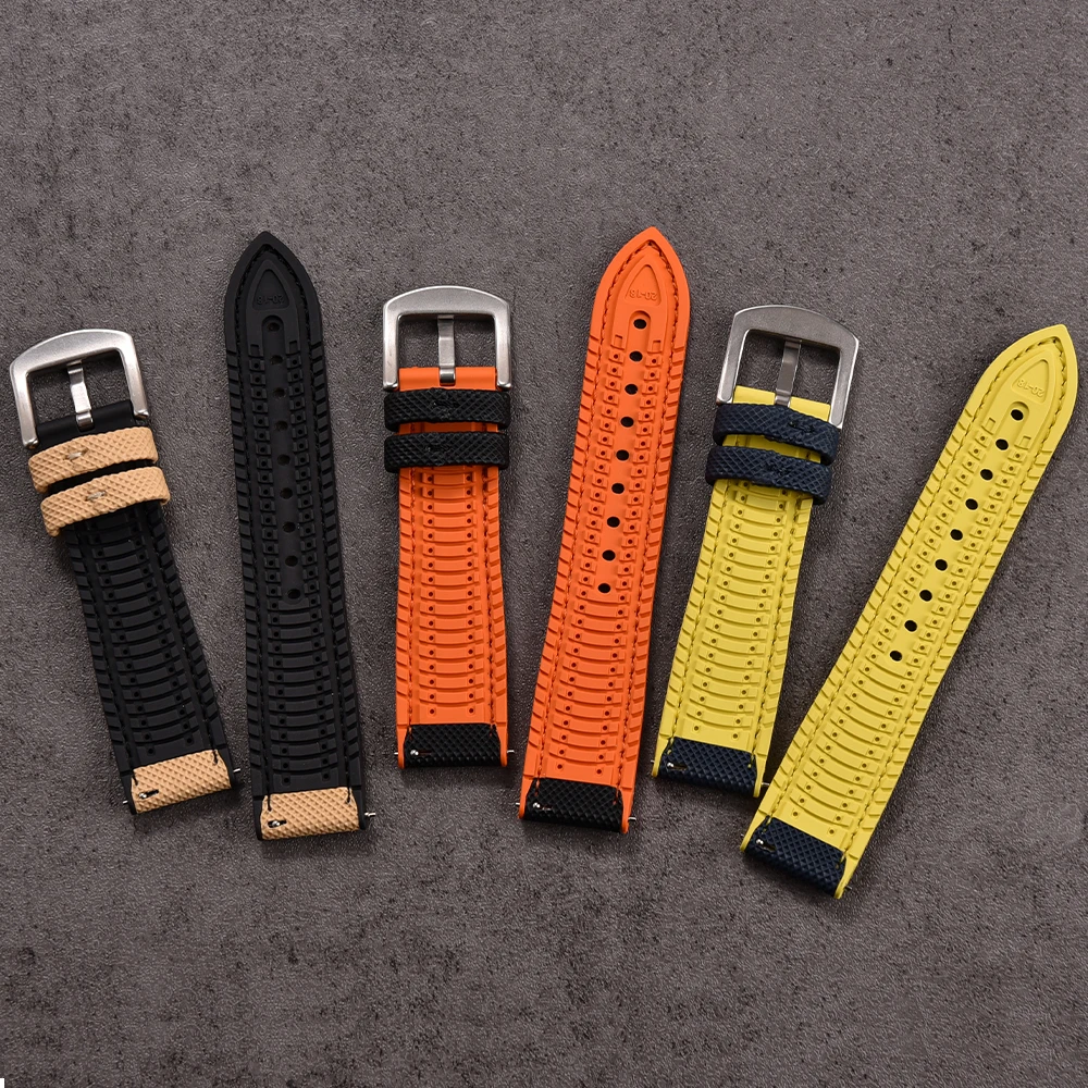 Waterproof Canvas Nylon Rubber Strap for Men's Accessories, Available in Multiple Sizes