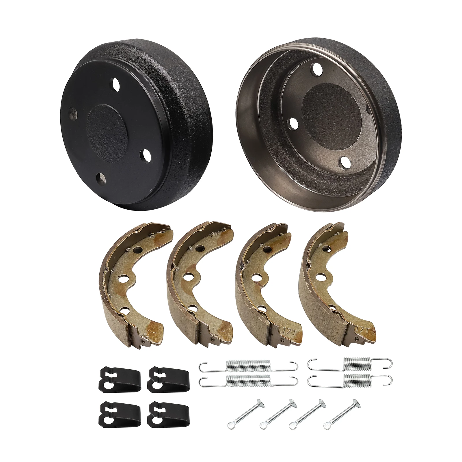 Club Car Golf Cart Tamburi Freno/Mozzo E Ganasce Freno Kit Molla Per Ds 1995-Up & Precedente 2004-Up Oem 101791101 101823201 101816301