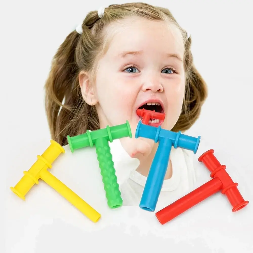 Silicone Teether Speech Therapy Teeth Massager Oral Muscle Rehabilitation Training Tool Adult Kids