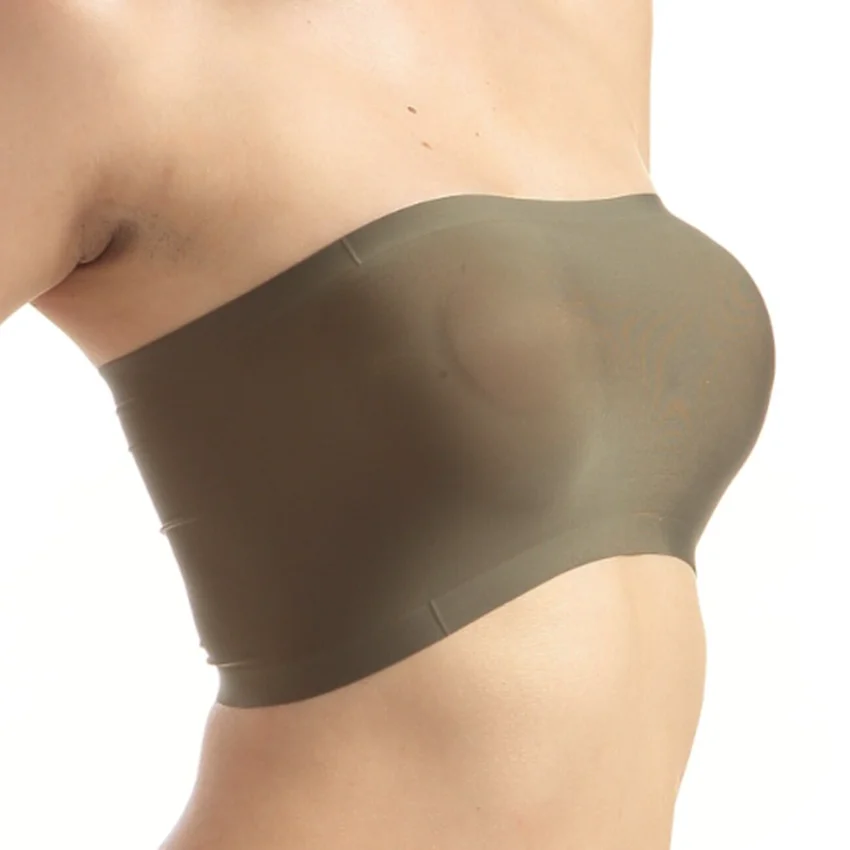 Ice Silk Women's Strapless Seamless Wrapped Bandeau Bra Tube Tops Solid Stomacher Wrapped Chest Bottom women tube tops