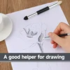 4pcs 4-Pack Dual-Headed Sketch Pens: Round Foam, Sponge, and Felt Tips for Artists, Reusable & Washable Drawing Tools 6