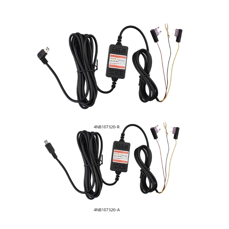

Car DVR Exclusive Power Boxes Cable 3-Wire 12V~24V to 5V 3A Mini USB Cord Wire B36A
