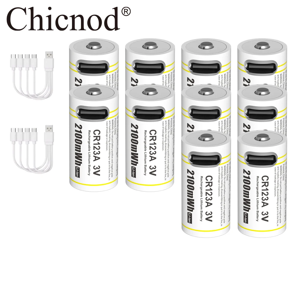10pcs CR123A Battery
