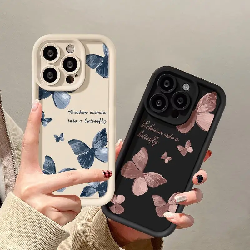 Dreamy Butterfly Soft Silicone Phone Case