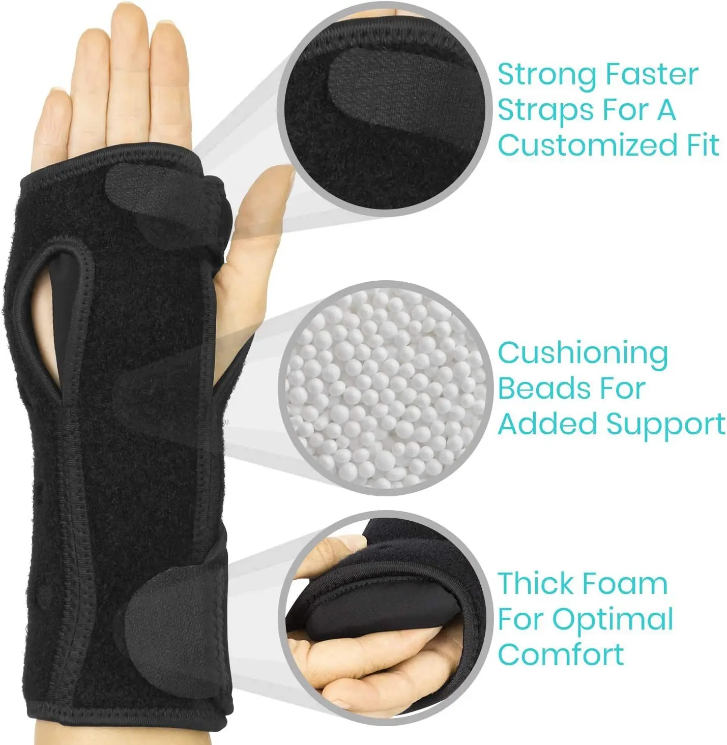 Adjustable Wrist Fitted Stabilizer Splint Carpal Tunnel Hand Compression Support Wrap Wrist Injuries Pain Relief wrist brace wrist guard wrist straps wrist support wrist support band