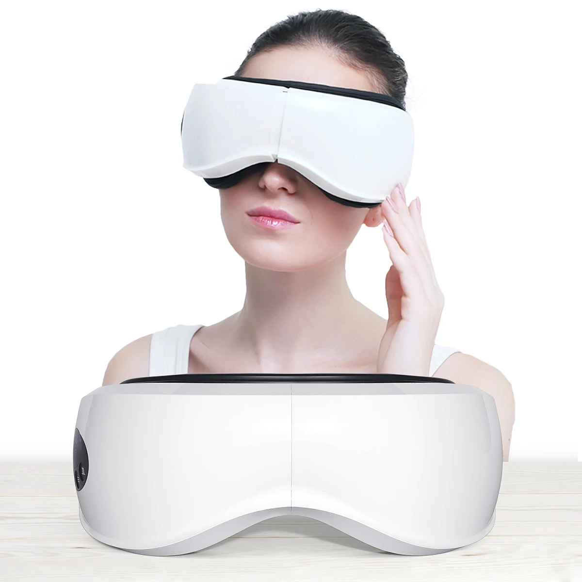 

High quality Air Compression Pressure Eye massager Vibration heat with relaxation music head massager