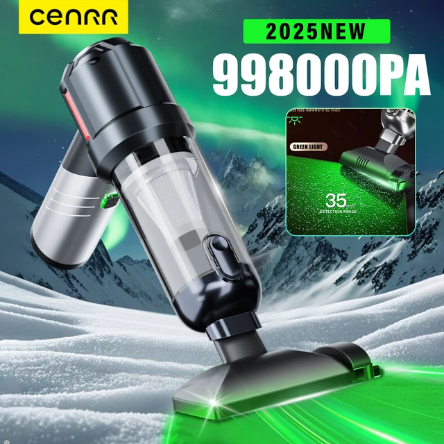CENRR Car Vacuum Cleaner Mini 998000PA Powerful Cordless Portable Vacuum Cleaner for Home Appliance Handheld Blower Car Cleaner 1