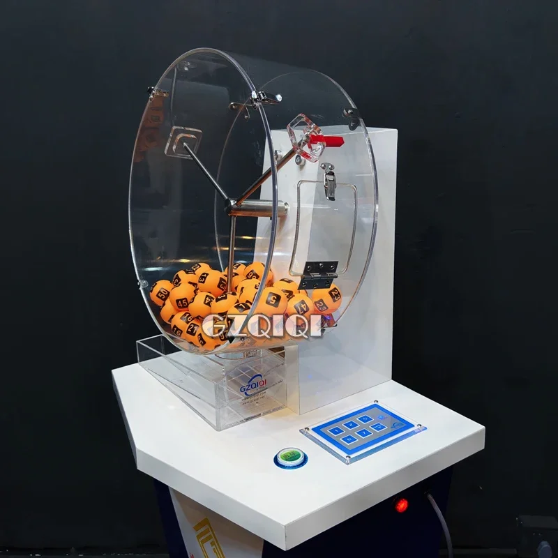 Lottery machine for pingpong ball lotto game