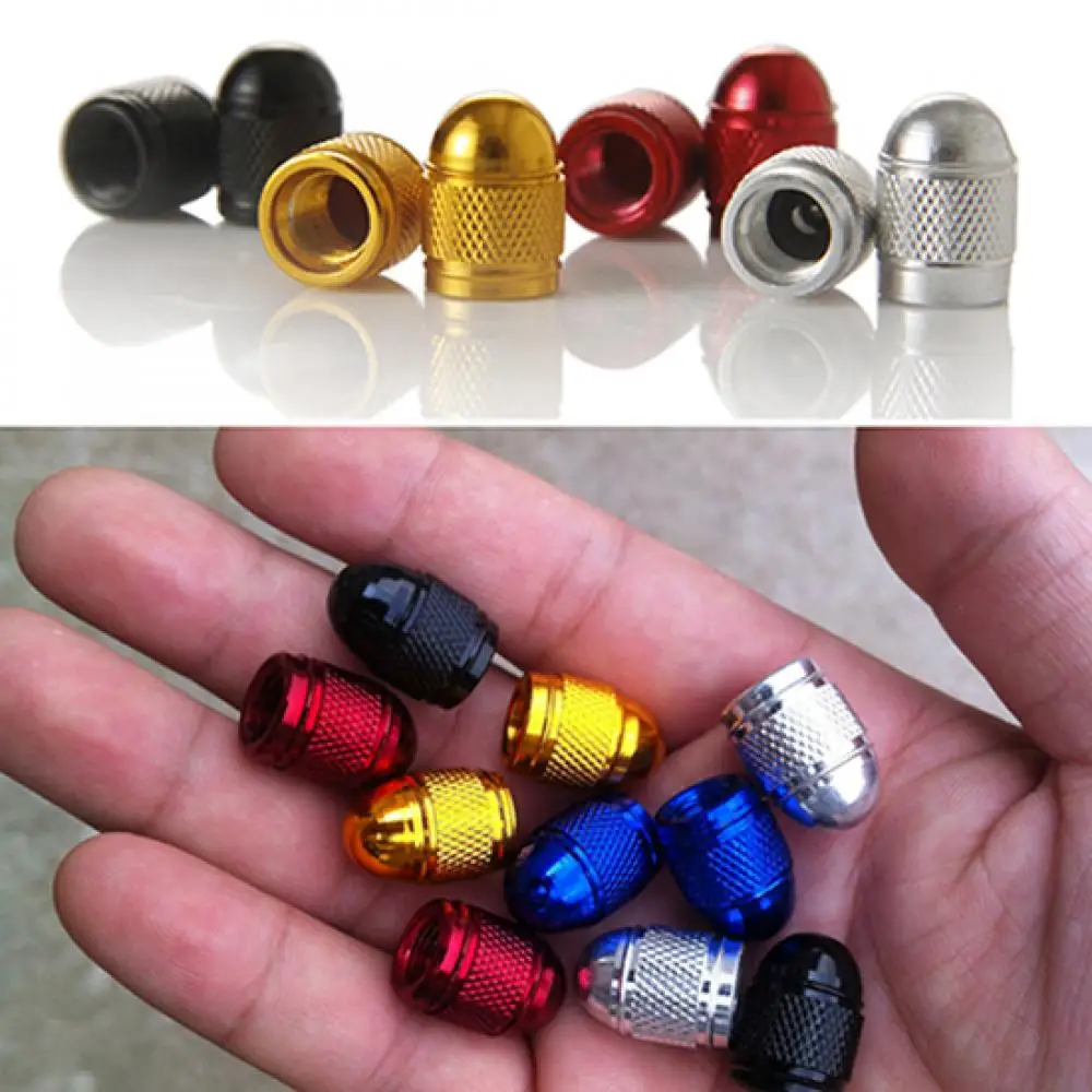 

4Pcs Dust-proof Valve Caps for Car Bike Cycle Truck Aluminum Tyre Air Port Cover