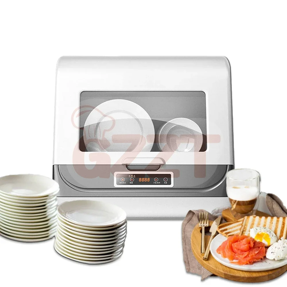 Use Tabletop Dishwasher Counter Top Commercial Dishwasher Kitchen Appliance Tabletop Full-Automatic Dishwasher 5
