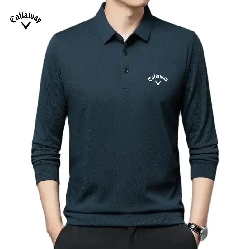 Spring and Autumn Men's High Quality Embroidered Long Sleeve Polo Shirt New Luxury Fashion Business Leisure Multi Functional Top 4