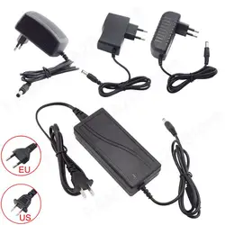 Universal Multi - Voltage Power Adapter with US/EU Plug for LED Lamps and Routers