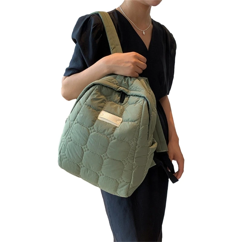 Casual Puffer Backpack Outdoor Backpack Large Capacity Backpack School Bag
