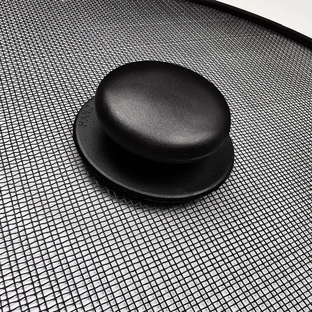Description Picture 4 of itemBlack Splatter Screen Anti Grease Frying Pan Oil Splash Guard Lid Fine Mesh Splash Guard Cover Lid Kitchen Tools