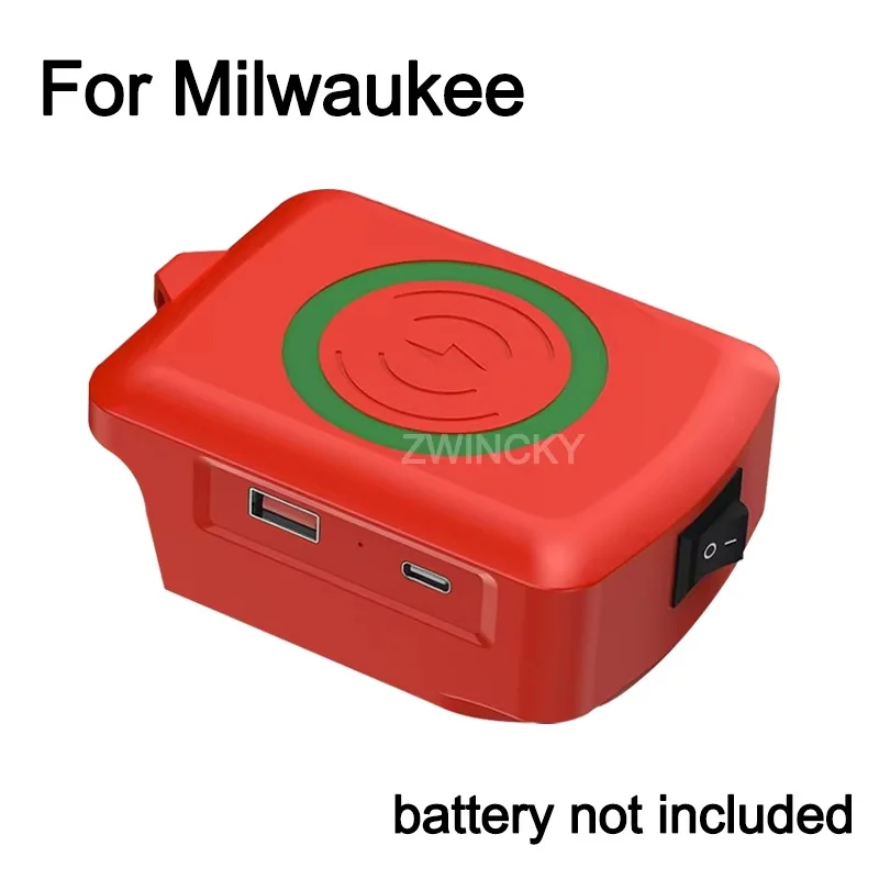 Magnetic Wireless Charger with USB/Type-C Fast Charging Adapter